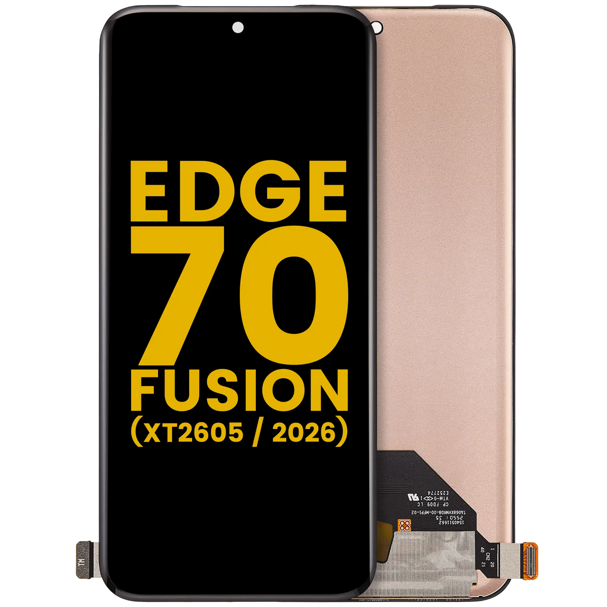 OLED Assembly Without Frame For Motorola Edge 70 Fusion (XT2605 / 2026) (Refurbished) (All Colors) | SKU 107182200409 | image 1