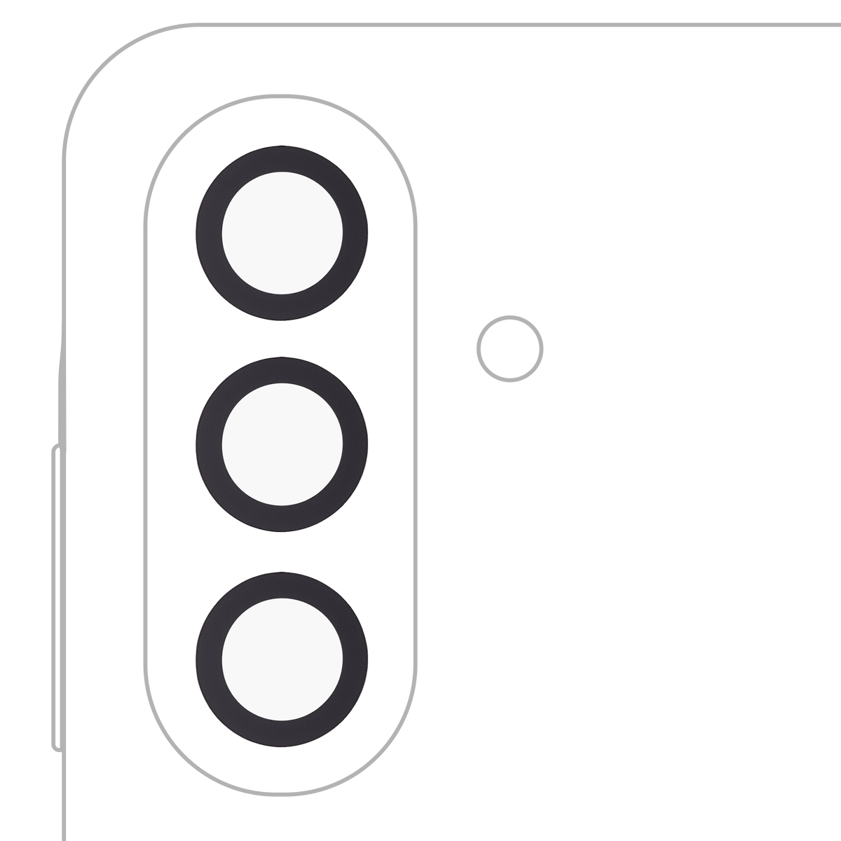 Back Camera Lens (Glass Only) With Adhesive For Samsung Galaxy A56 5G (A566 / 2025) - product image 1