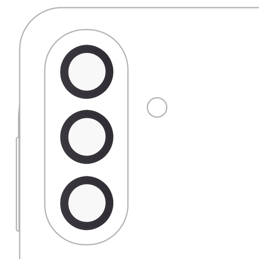 Back Camera Lens (Glass Only) With Adhesive For Samsung Galaxy A56 5G (A566 / 2025) - product image 1