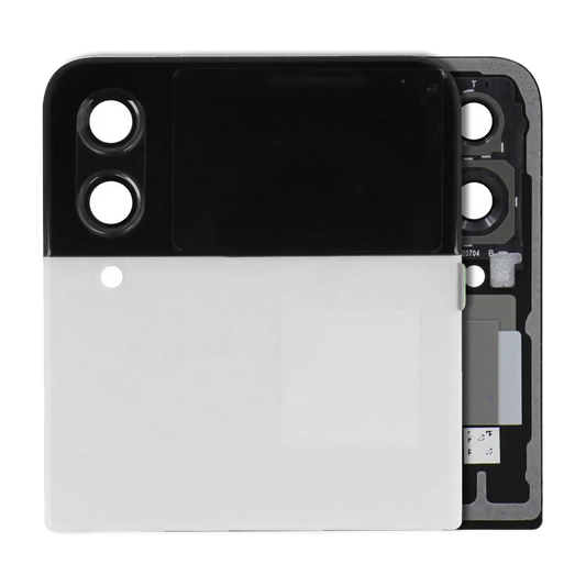 Buy Outer OLED Assembly For Samsung Galaxy Z Flip 4 5G (Service Pack) (White) - High Quality Replacement Part - View 1 | TechDrip Canada