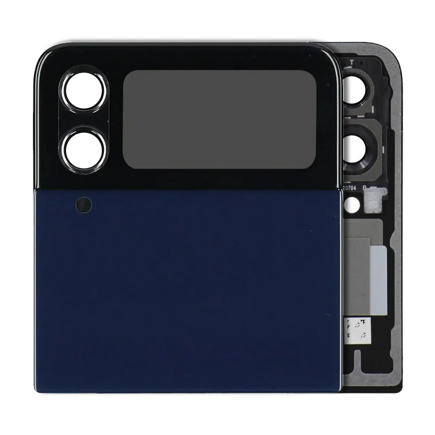 Buy Outer OLED Assembly For Samsung Galaxy Z Flip 4 5G (Service Pack) (Navy) - High Quality Replacement Part - View 1 | TechDrip Canada