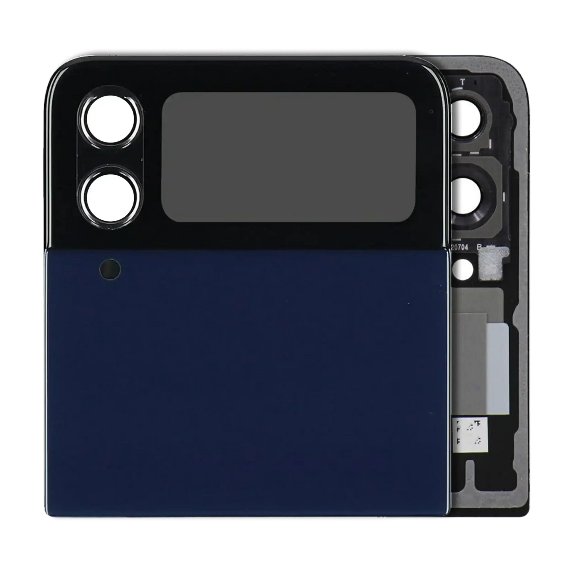 Buy Outer OLED Assembly For Samsung Galaxy Z Flip 4 5G (Service Pack) (Navy) - High Quality Replacement Part - View 1 | TechDrip Canada