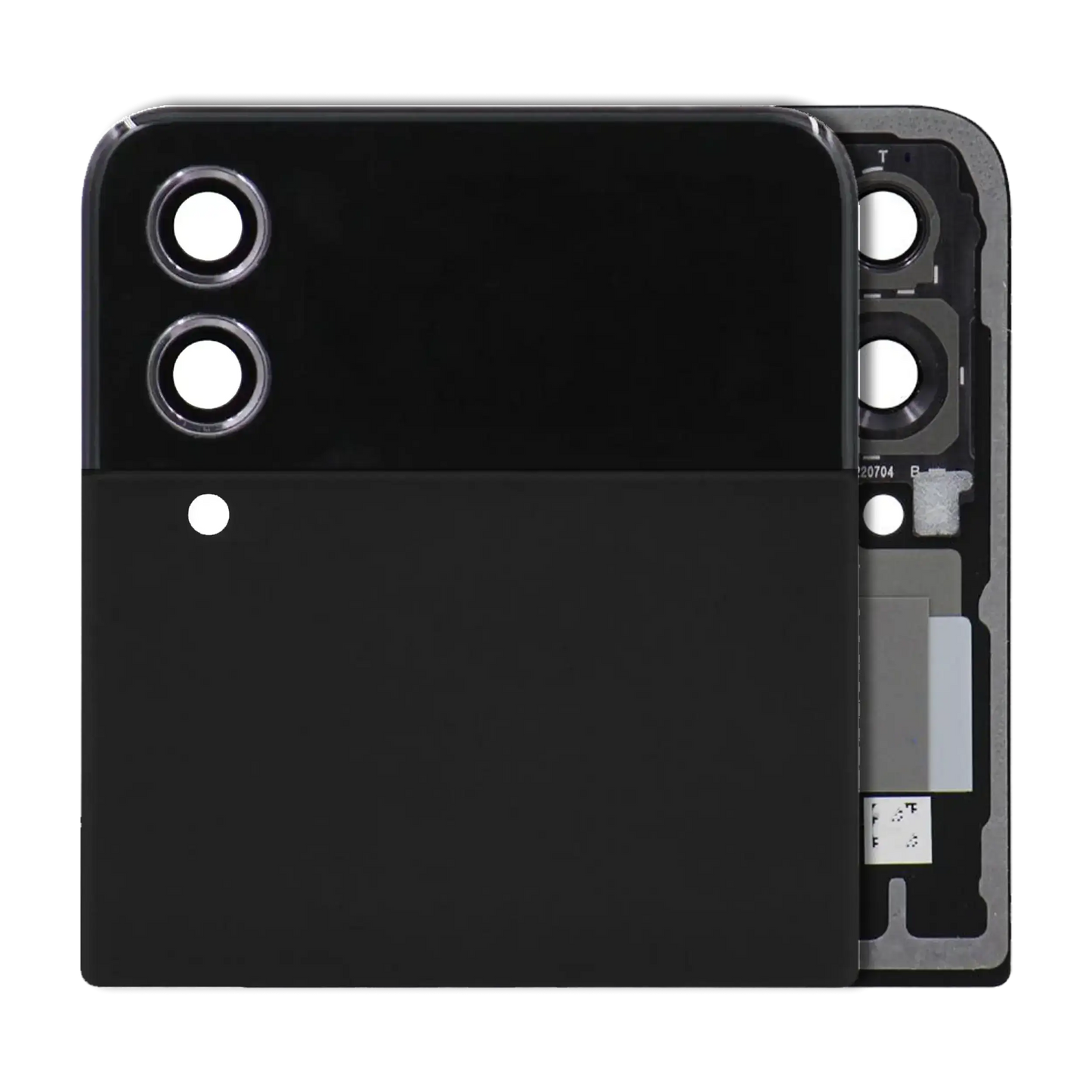 Buy Outer OLED Assembly For Samsung Galaxy Z Flip 4 5G (Used OEM Pull: Grade B/C) (Black) - High Quality Replacement Part - View 1 | TechDrip Canada
