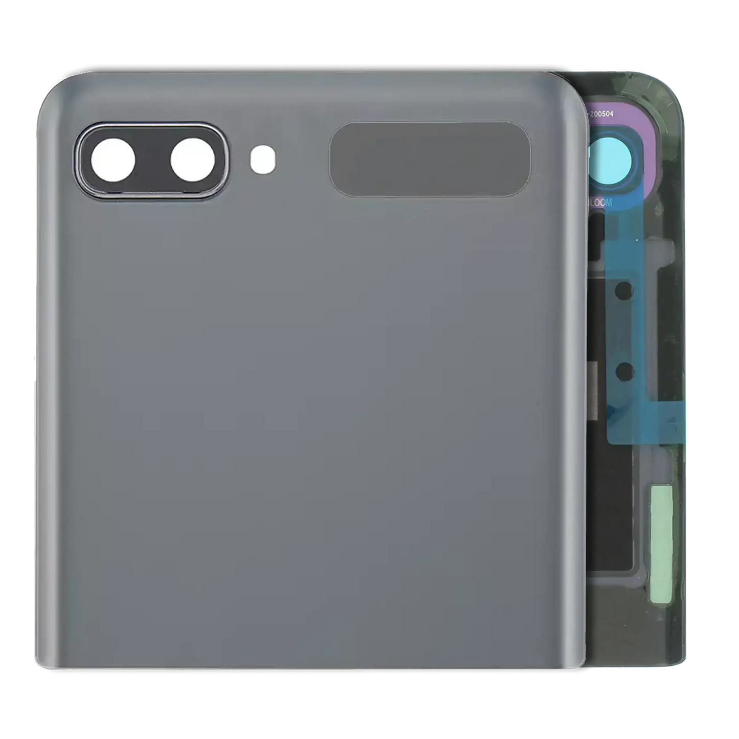 Outer OLED Assembly With Frame For Samsung Galaxy Z Flip 4G (F700) / Z Flip 5G (F707) (Service Pack) (Mystic Gray) - Main View