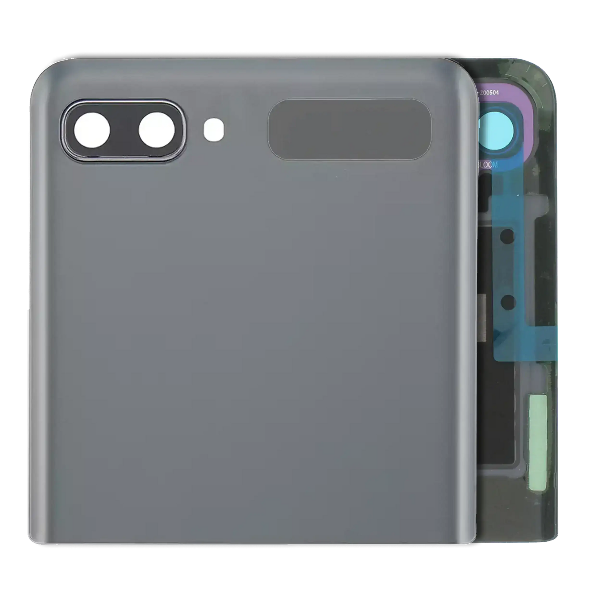 Outer OLED Assembly With Frame For Samsung Galaxy Z Flip 4G (F700) / Z Flip 5G (F707) (Service Pack) (Mystic Gray) - Main View
