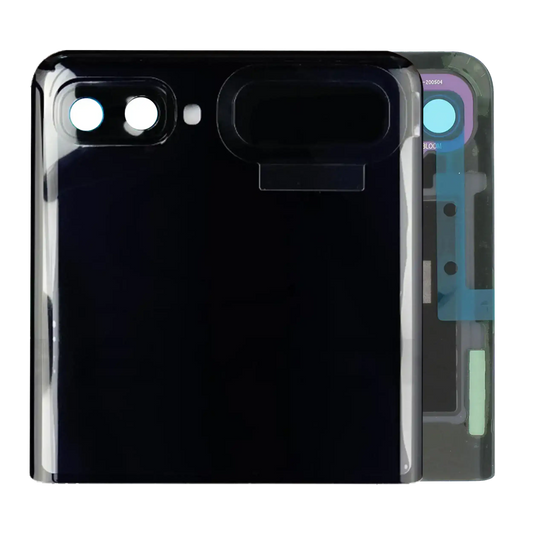 Outer OLED Assembly With Frame For Samsung Galaxy Z Flip 4G (F700) / Z Flip 5G (F707) (Service Pack) (Mirror Black) - Main View | Tech Drip Canada