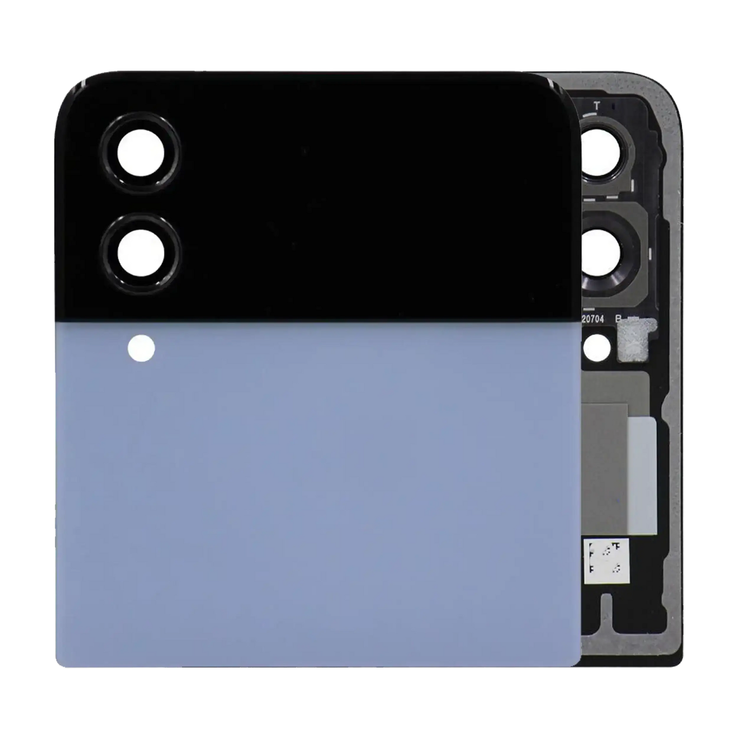 Buy Outer OLED Assembly For Samsung Galaxy Z Flip 4 5G (Service Pack) (Blue) - High Quality Replacement Part - View 1 | TechDrip Canada