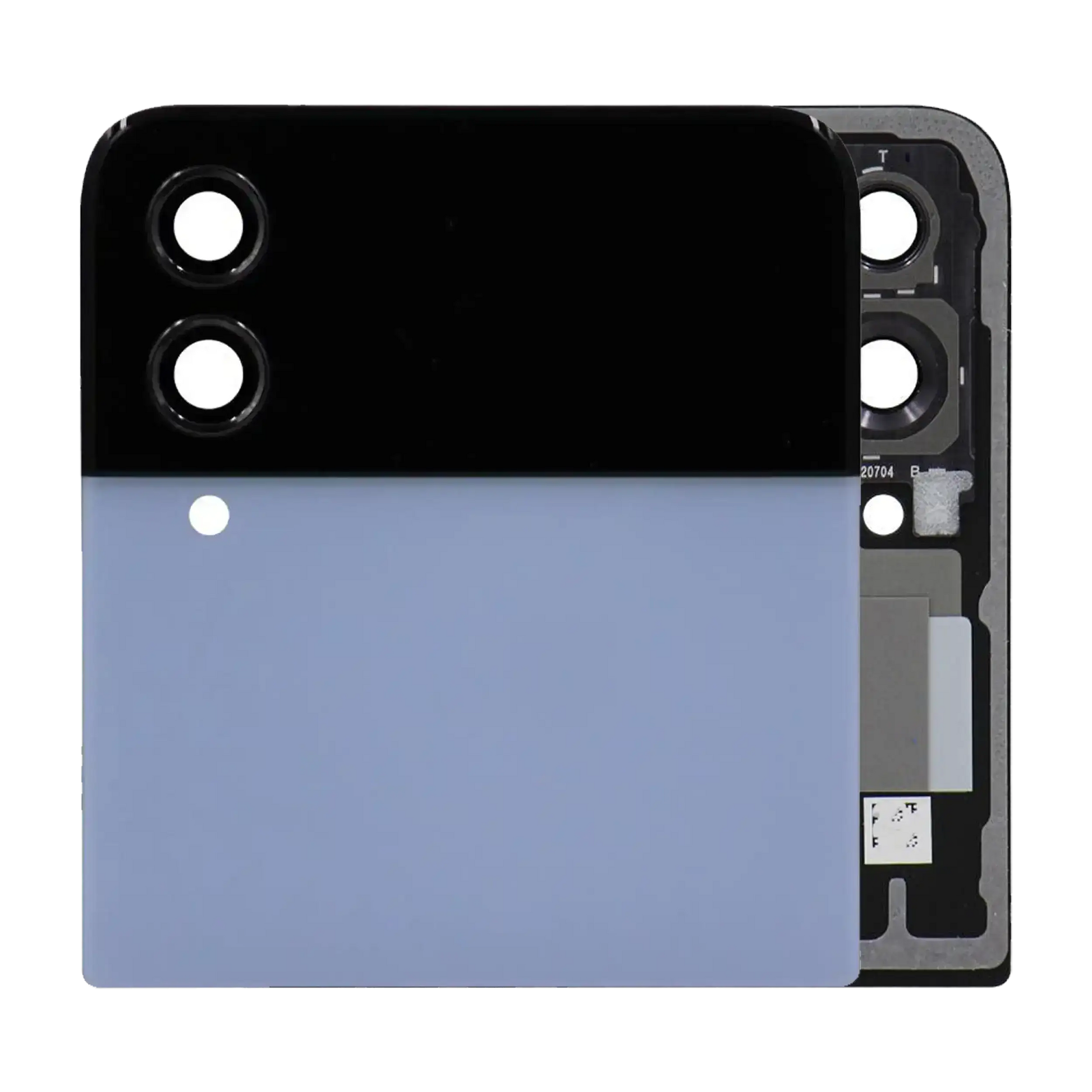 Buy Outer OLED Assembly For Samsung Galaxy Z Flip 4 5G (Service Pack) (Blue) - High Quality Replacement Part - View 1 | TechDrip Canada