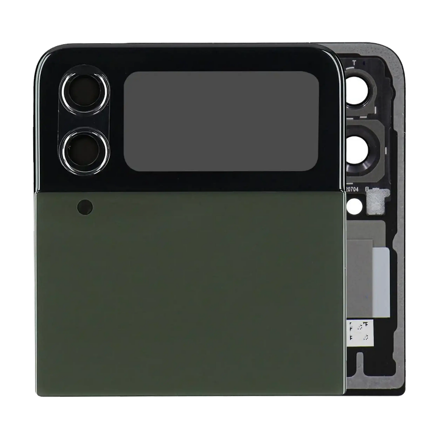 Buy Outer OLED Assembly For Samsung Galaxy Z Flip 4 5G (Service Pack) (Green) - High Quality Replacement Part - View 1 | TechDrip Canada