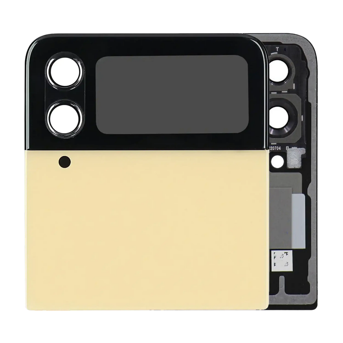 Buy Outer OLED Assembly For Samsung Galaxy Z Flip 4 5G (Service Pack) (Gold) - High Quality Replacement Part - View 1 | TechDrip Canada