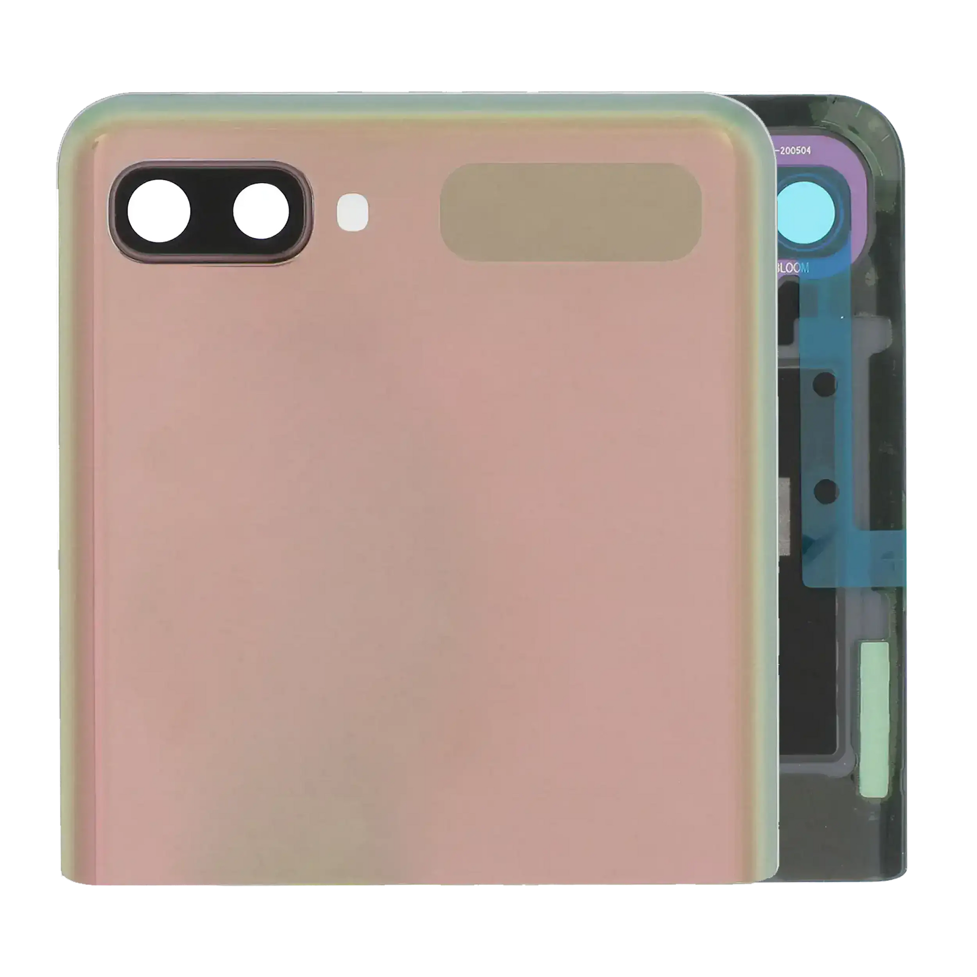 Outer OLED Assembly With Frame For Samsung Galaxy Z Flip 4G (F700) / Z Flip 5G (F707) (Service Pack) (Mystic Bronze) - Main View