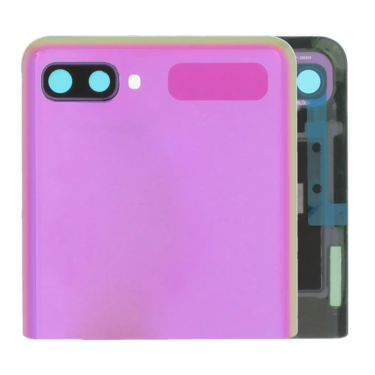 Outer OLED Assembly With Frame For Samsung Galaxy Z Flip 4G (F700) / Z Flip 5G (F707) (Service Pack) (Mirror Purple) - Main View
