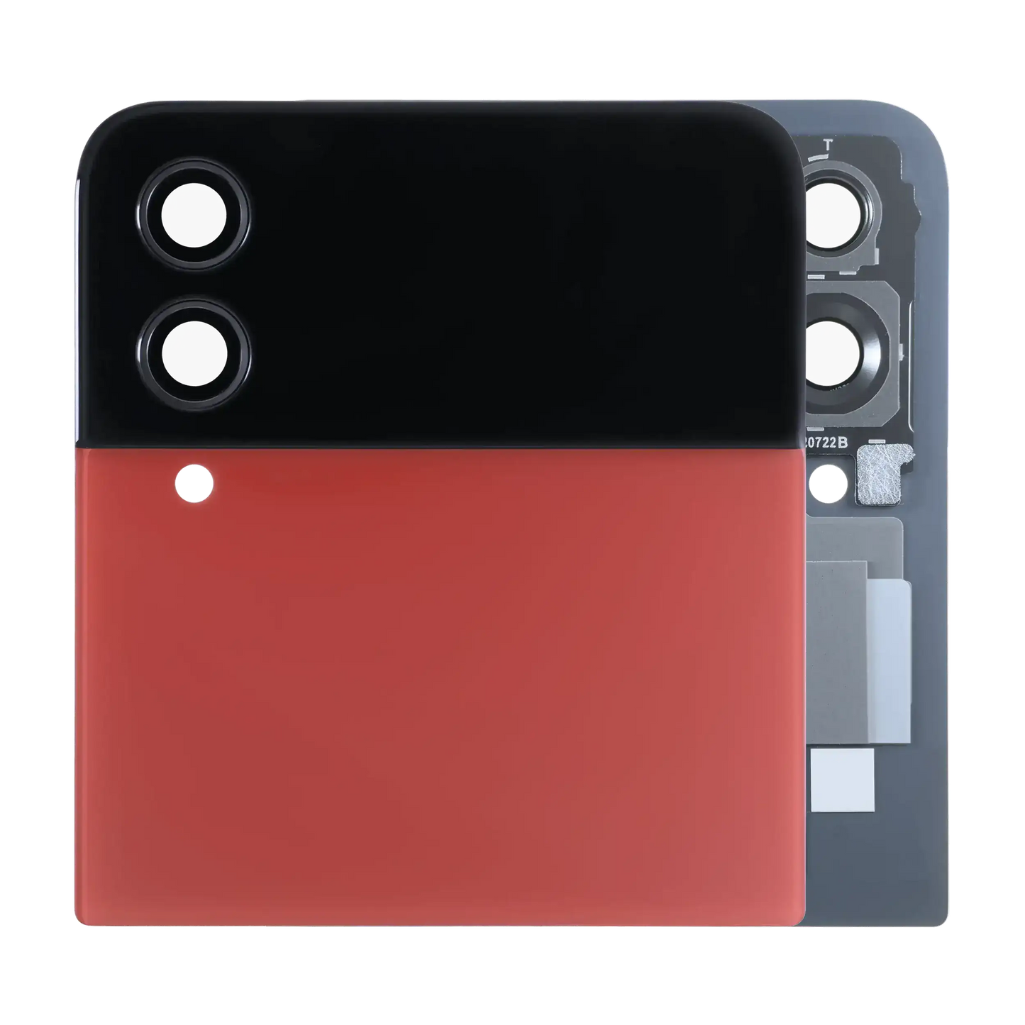 Buy Outer OLED Assembly For Samsung Galaxy Z Flip 4 5G (Used OEM Pull: Grade A) (Red) - High Quality Replacement Part - View 1 | TechDrip Canada