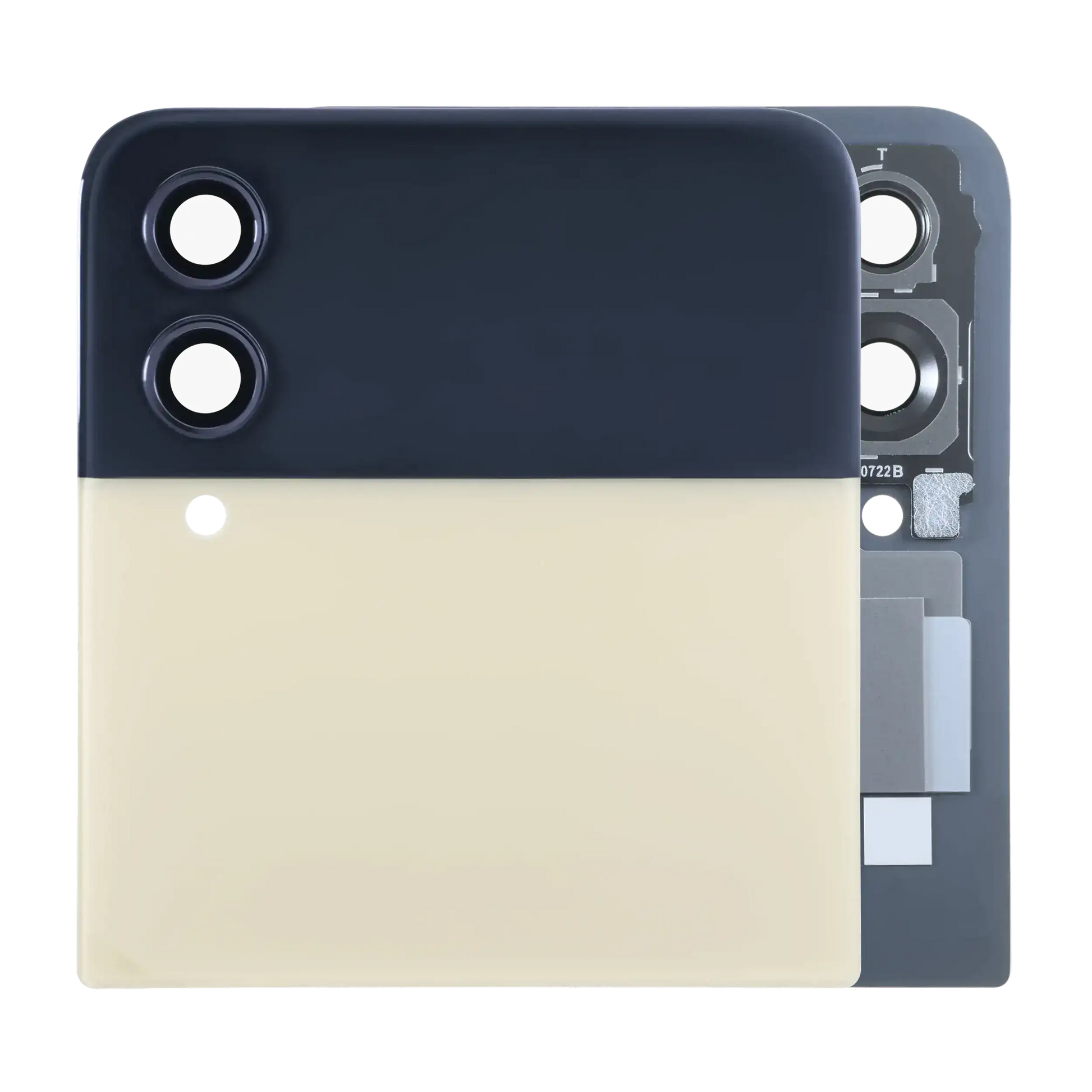 Buy Outer OLED Assembly For Samsung Galaxy Z Flip 4 5G (Used OEM Pull: Grade A) (Gold) - High Quality Replacement Part - View 1 | TechDrip Canada