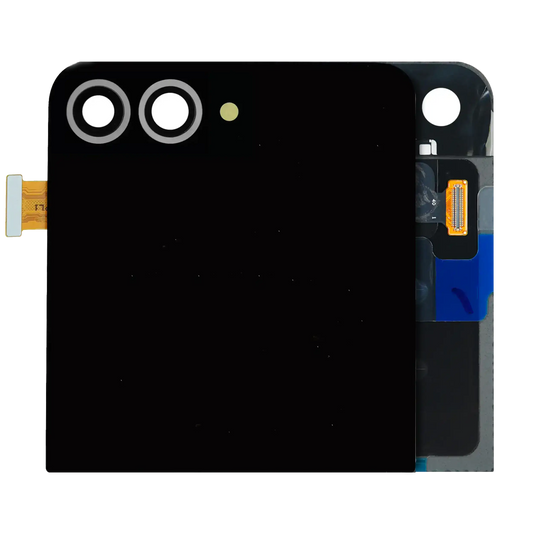 Outer OLED Assembly For Samsung Galaxy Z Flip 6 5G (US & International) (Used OEM Pull: Grade B/C) (Silver Shadow)