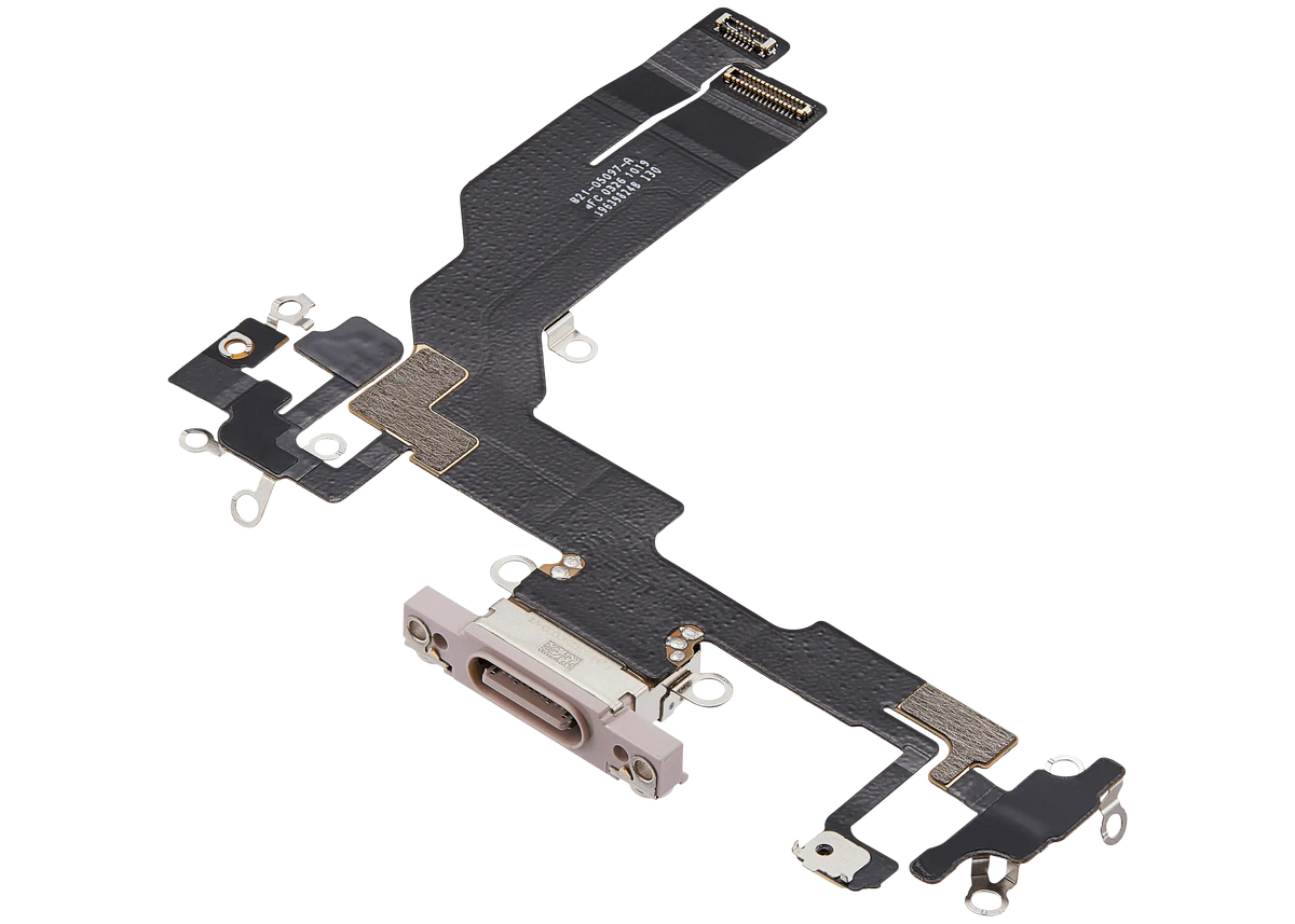 Charging Port Flex Cable For iPhone 16e / 17e (Premium) (Soft Pink) - product image 5
