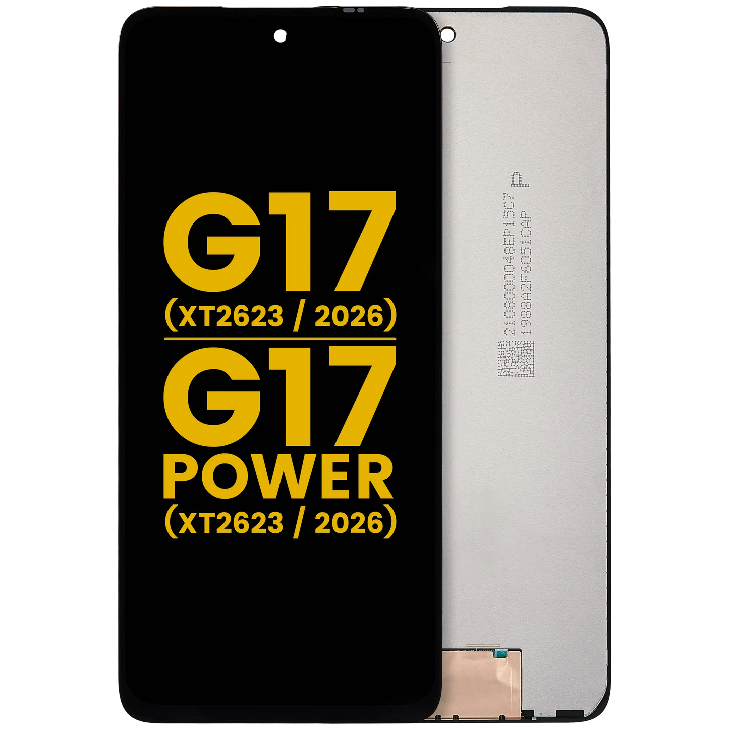 LCD Assembly Without Frame For Motorola Moto G17 (XT2623 / 2026) / G17 Power (XT2623 / 2026) (Refurbished) (All replacement part SKU 107183200254 image 1