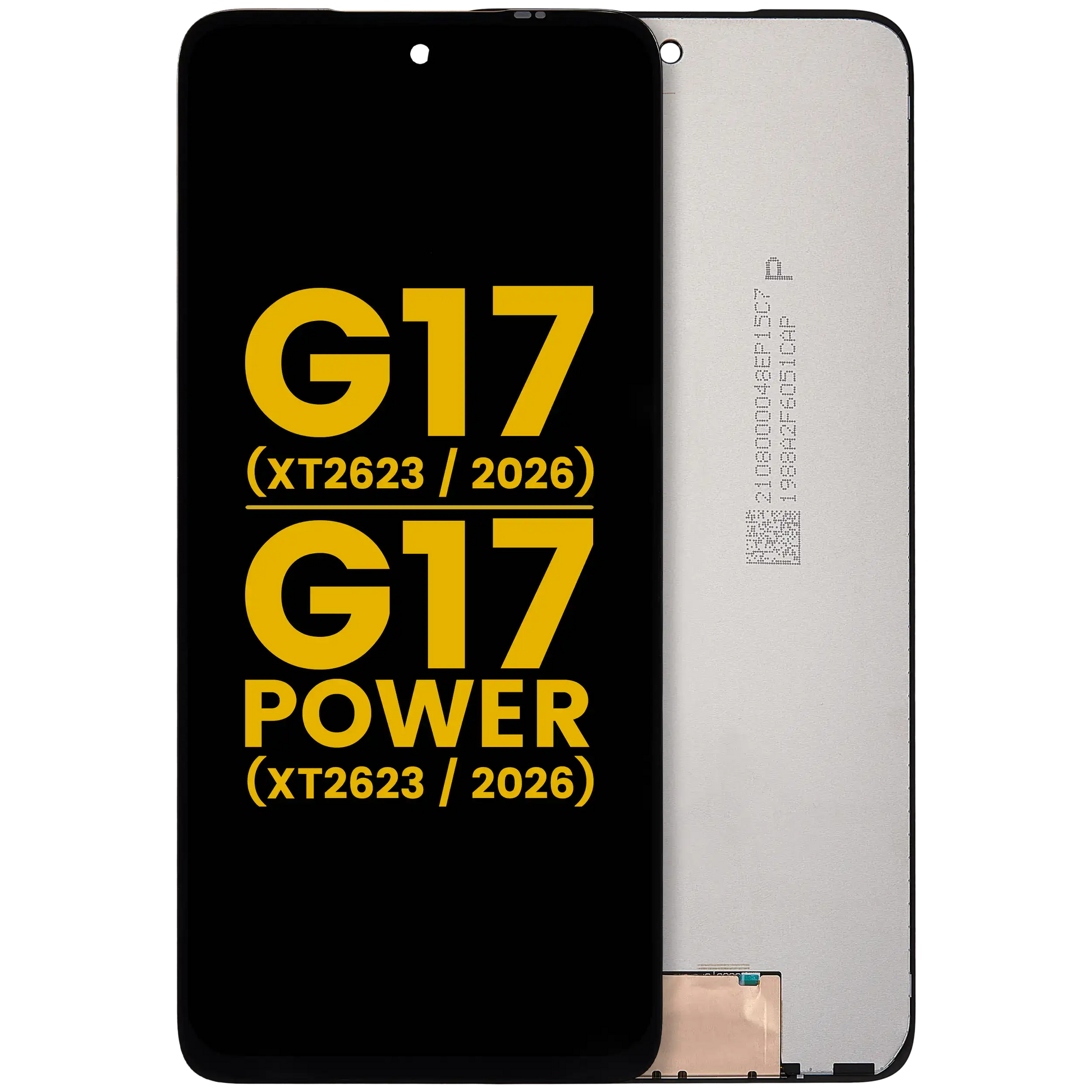 LCD Assembly Without Frame For Motorola Moto G17 (XT2623 / 2026) / G17 Power (XT2623 / 2026) (Refurbished) (All replacement part SKU 107183200254 image 1