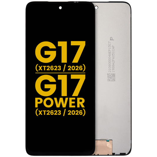 LCD Assembly Without Frame For Motorola Moto G17 (XT2623 / 2026) / G17 Power (XT2623 / 2026) (Refurbished) (All replacement part SKU 107183200254 image 1