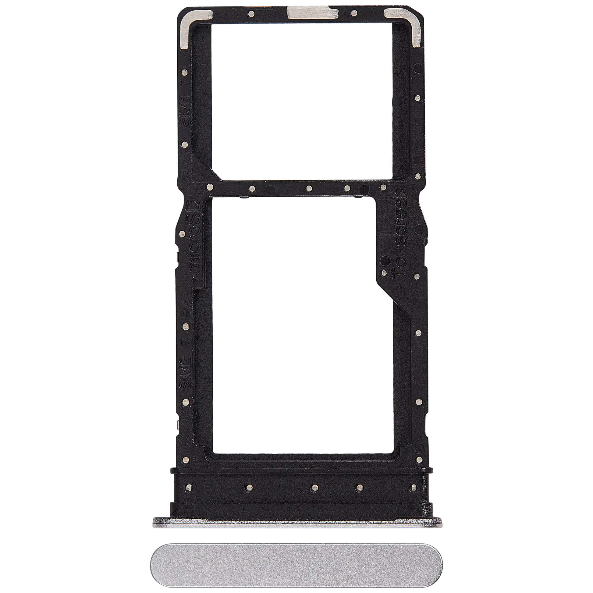 Dual Sim Card Tray For Samsung Galaxy A06 5G (A066 / 2025) (Gray) replacement part product image 1 - SKU 107182200424