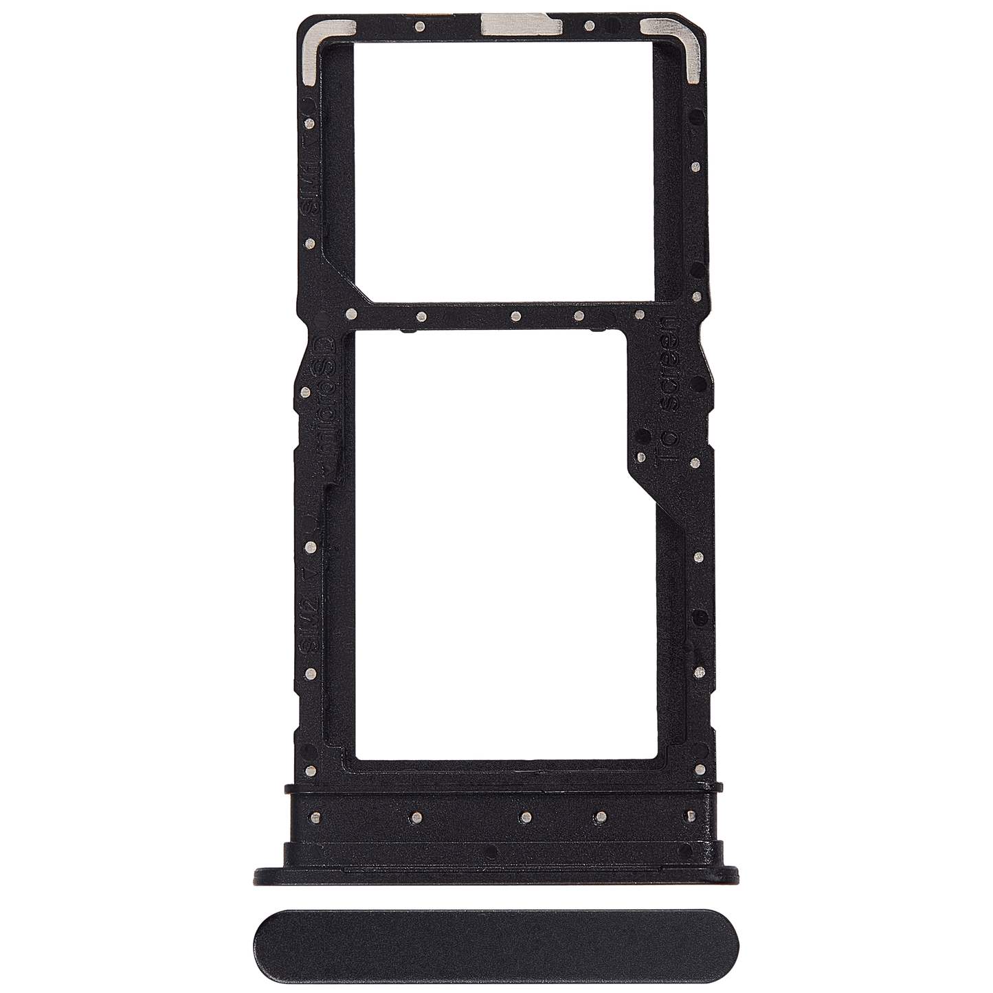 Dual Sim Card Tray For Samsung Galaxy A06 5G (A066 / 2025) (Black) replacement part product image 1 - SKU 107182200423