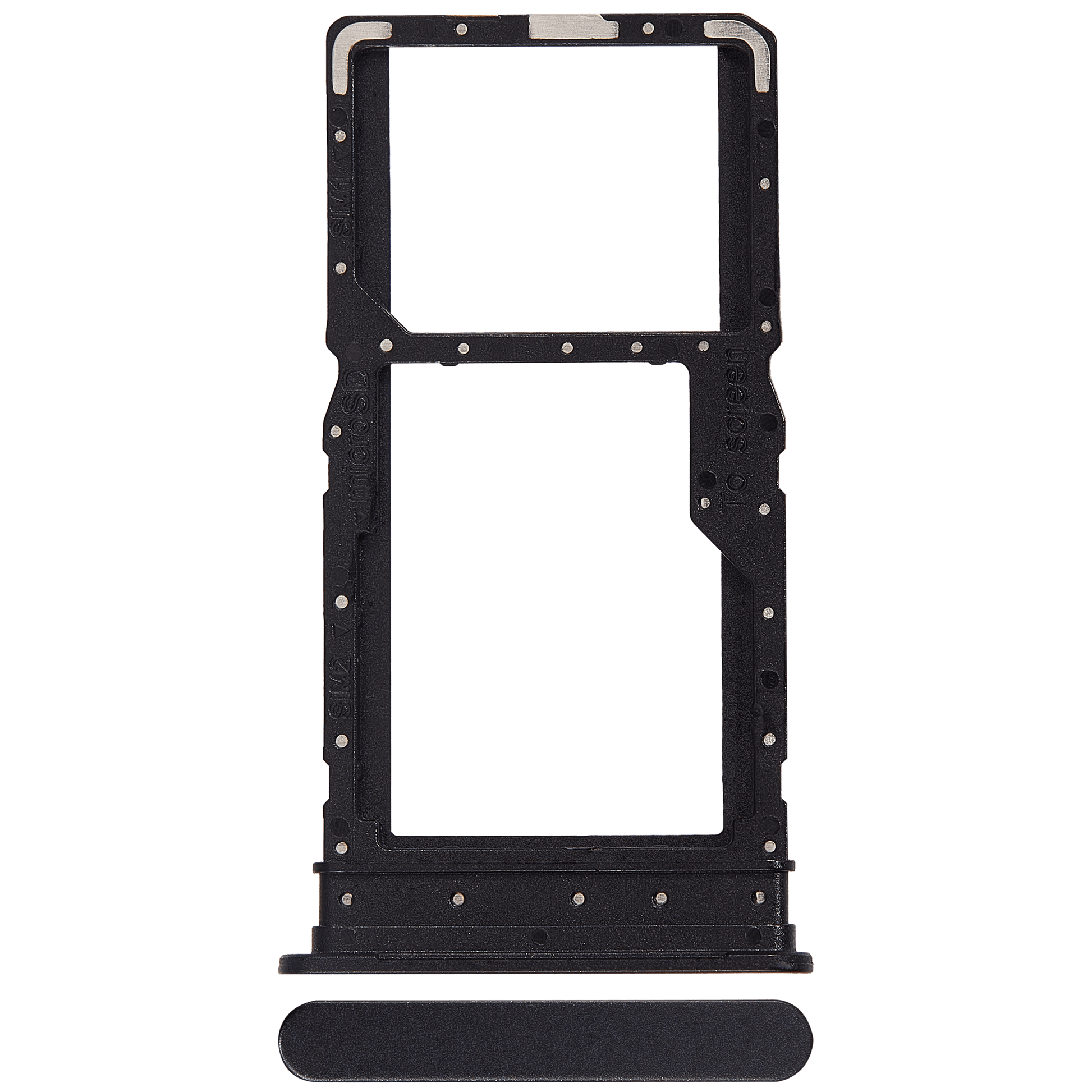 Dual Sim Card Tray For Samsung Galaxy A06 5G (A066 / 2025) (Black) replacement part product image 1 - SKU 107182200423