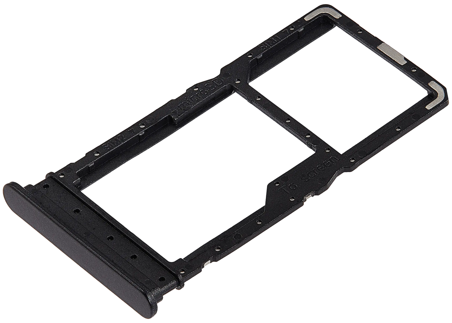 Dual Sim Card Tray For Samsung Galaxy A06 5G (A066 / 2025) (Black) replacement part product image 4 - SKU 107182200423