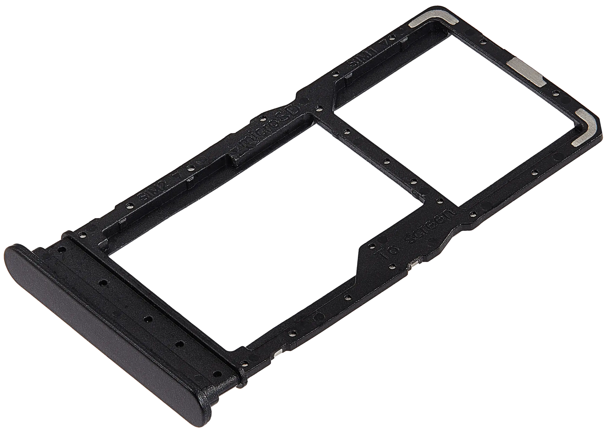 Dual Sim Card Tray For Samsung Galaxy A06 5G (A066 / 2025) (Black) replacement part product image 4 - SKU 107182200423