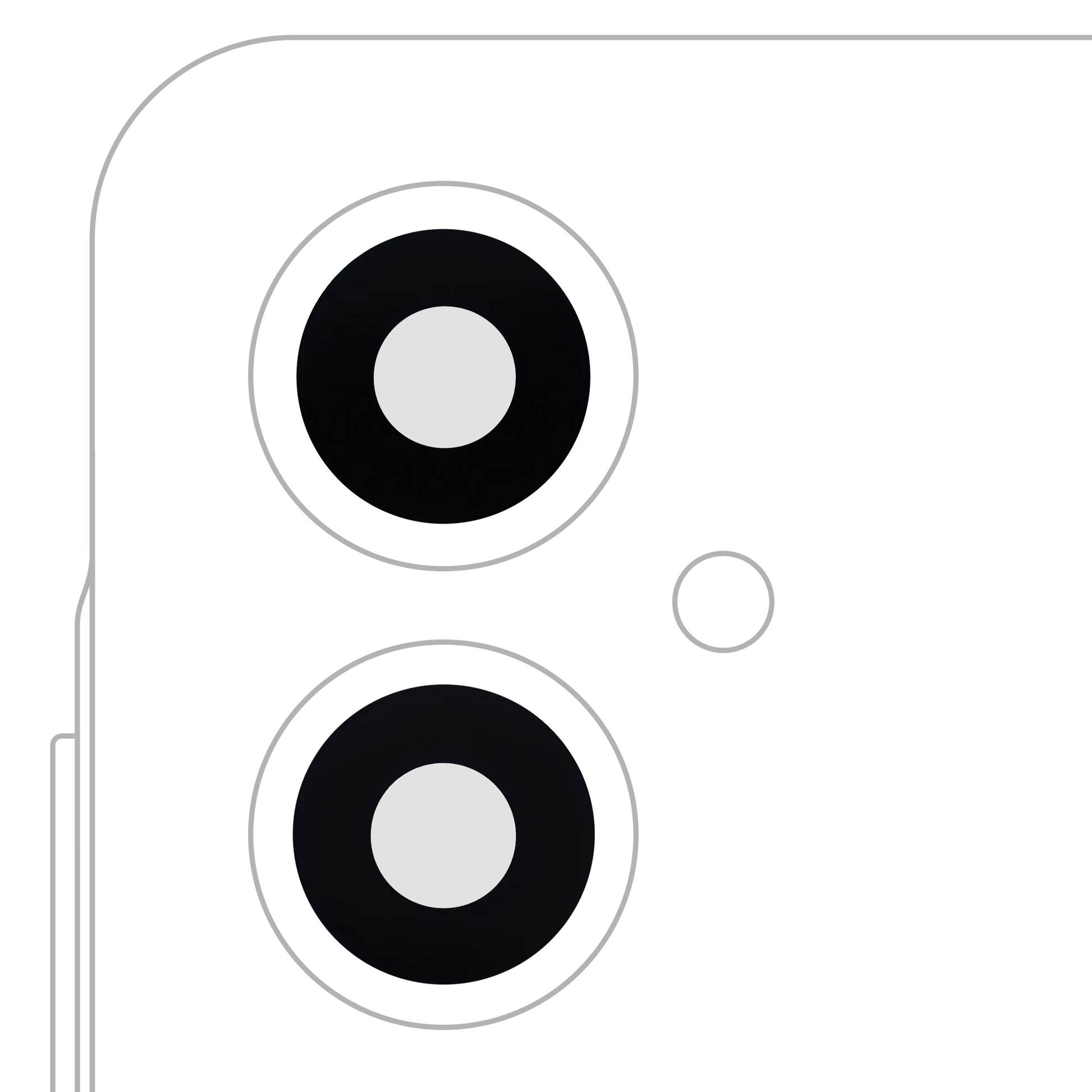 Back Camera Lens (Glass Only) With Adhesive For Samsung Galaxy A06 5G (A066 / 2025) replacement part product image 1 - SKU 107182200419
