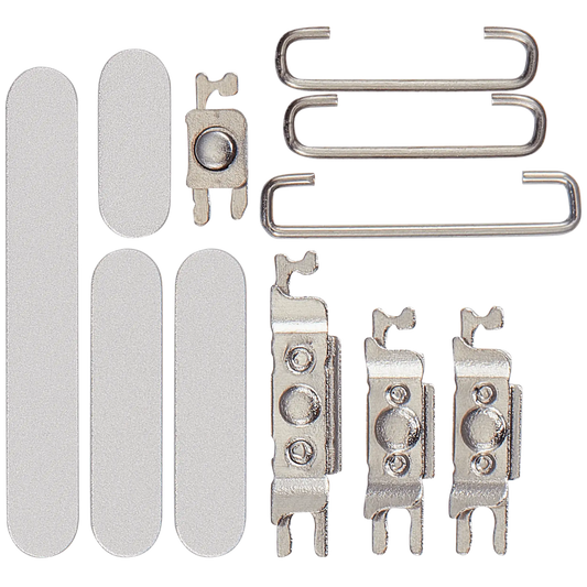 Hard Buttons (Power / Volume / Switch) For iPhone 17 Pro / 17 Pro Max (Silver) — product photo 1