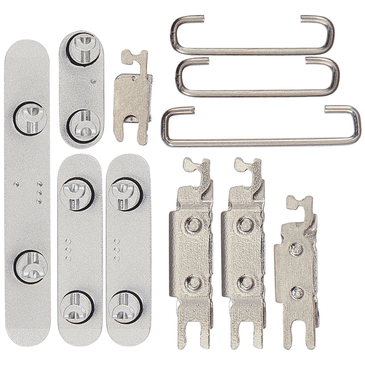 Hard Buttons (Power / Volume / Switch) For iPhone 17 Pro / 17 Pro Max (Silver) — product photo 3