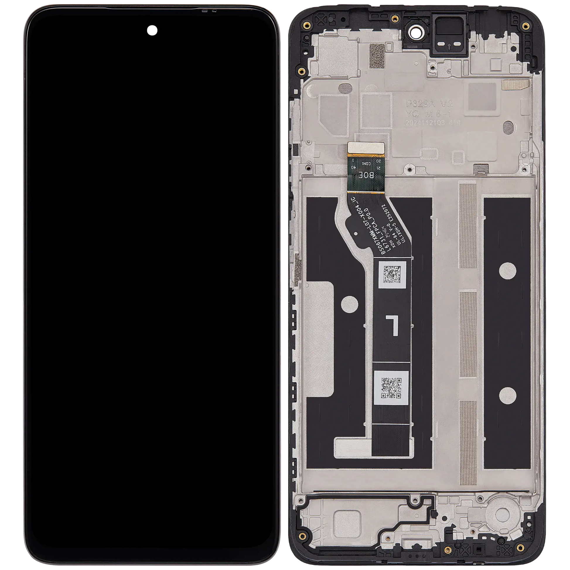 LCD Assembly With Frame For Motorola Moto G17 (XT2623 / 2026) / G17 Power (XT2623 / 2026) (Refurbished) (All Colors) replacement part SKU 107183200255 image 7