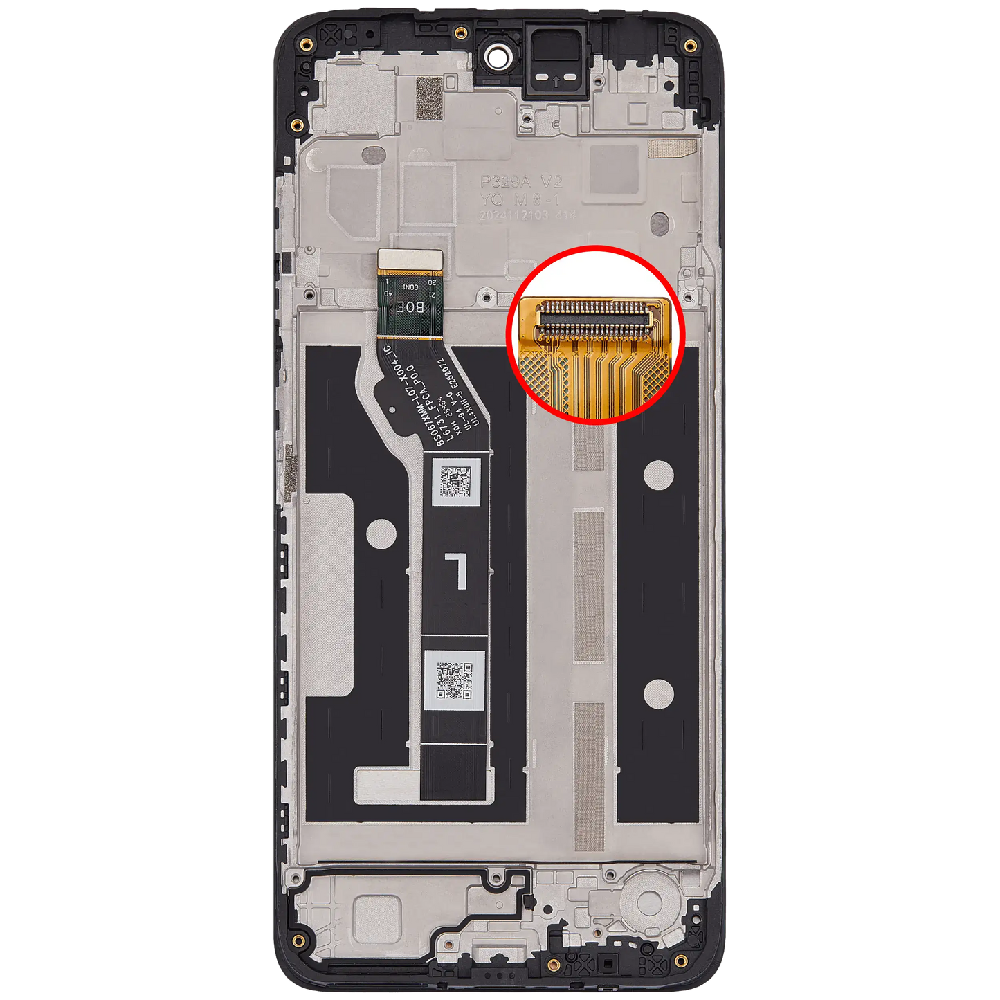 LCD Assembly With Frame For Motorola Moto G17 (XT2623 / 2026) / G17 Power (XT2623 / 2026) (Refurbished) (All Colors) replacement part SKU 107183200255 image 9