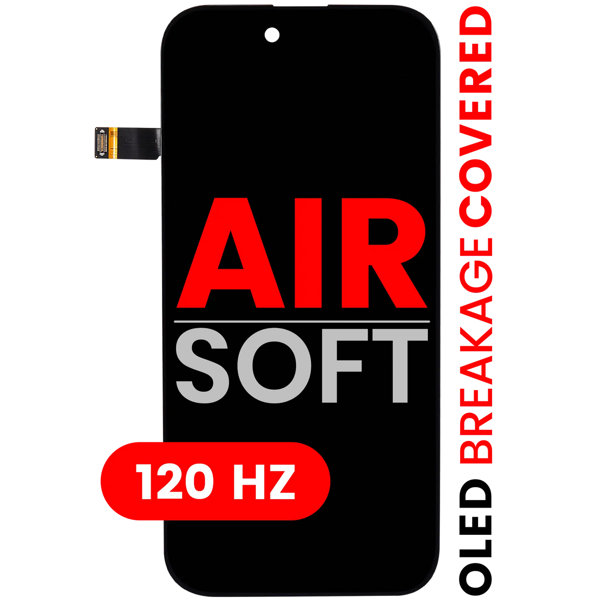 OLED Assembly For iPhone Air (Aftermarket Pro: XO7 Soft) (120HZ)