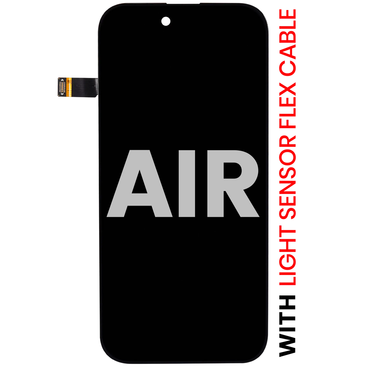 OLED Assembly For iPhone Air With Light Sensor Flex Cable (Used OEM Pull: Grade A)