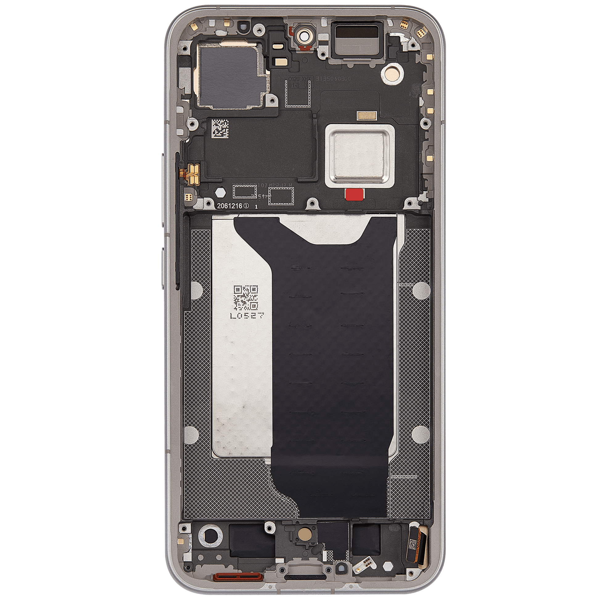 OLED Assembly With Frame For Xiaomi 15T Pro (Refurbished) (Gray) – technician repair part view – OLED Display Replacement for phone repair