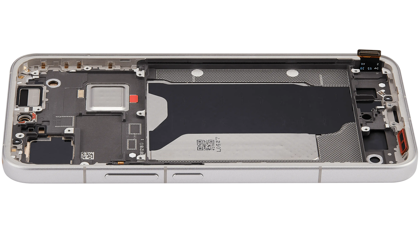 OLED Assembly With Frame For Xiaomi 15T Pro (Refurbished) (Gray) – replacement component detailed view – OLED Display Replacement for phone repair