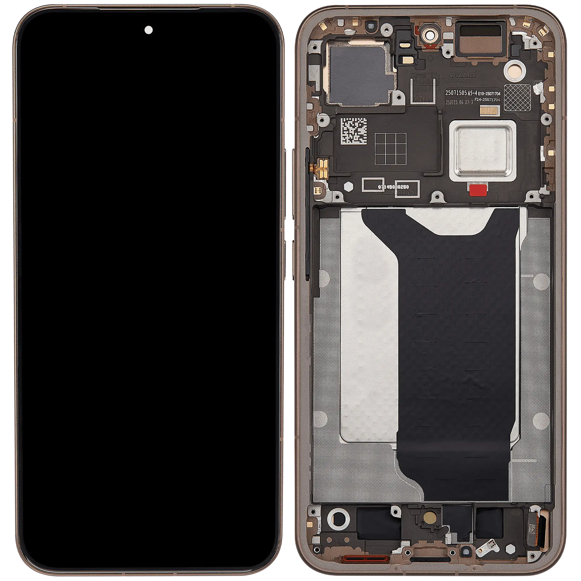 OLED Assembly With Frame For Xiaomi 15T Pro (Refurbished) (Mocha Gold) – repair part compatibility view – OLED Display Replacement for phone repair