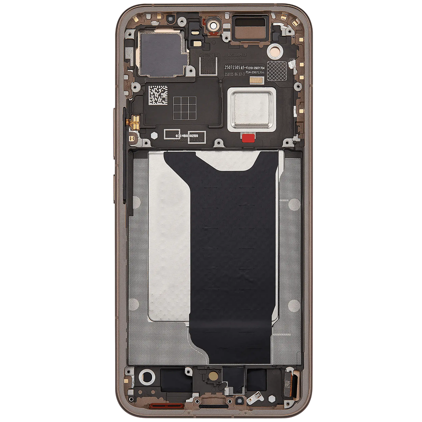 OLED Assembly With Frame For Xiaomi 15T Pro (Refurbished) (Mocha Gold) – technician repair part view – OLED Display Replacement for phone repair