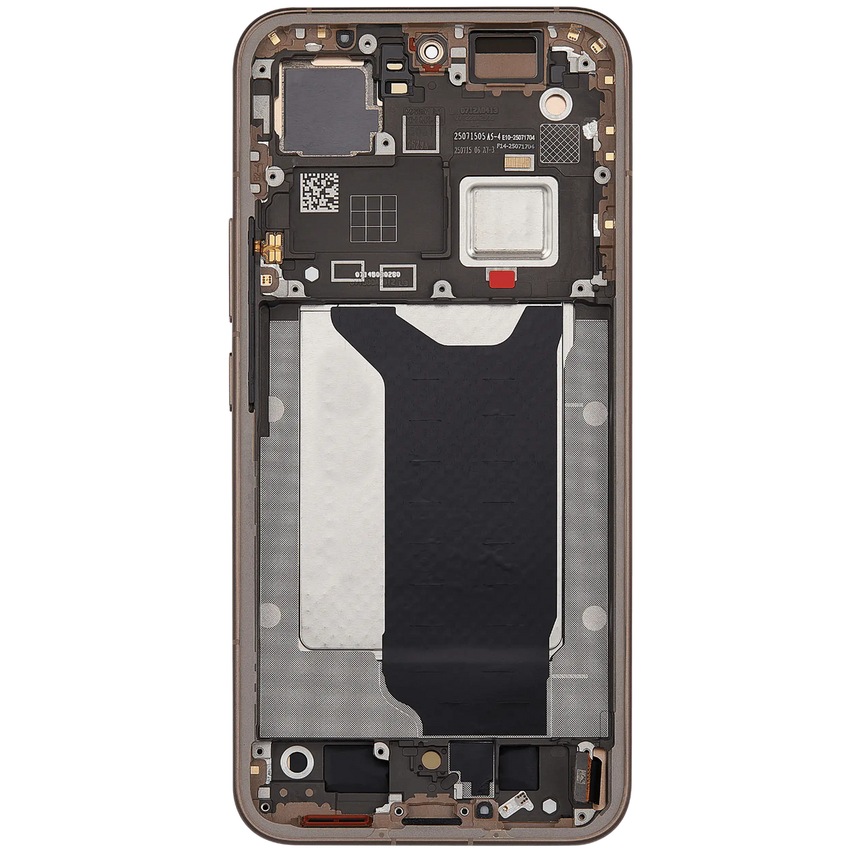OLED Assembly With Frame For Xiaomi 15T Pro (Refurbished) (Mocha Gold) – technician repair part view – OLED Display Replacement for phone repair
