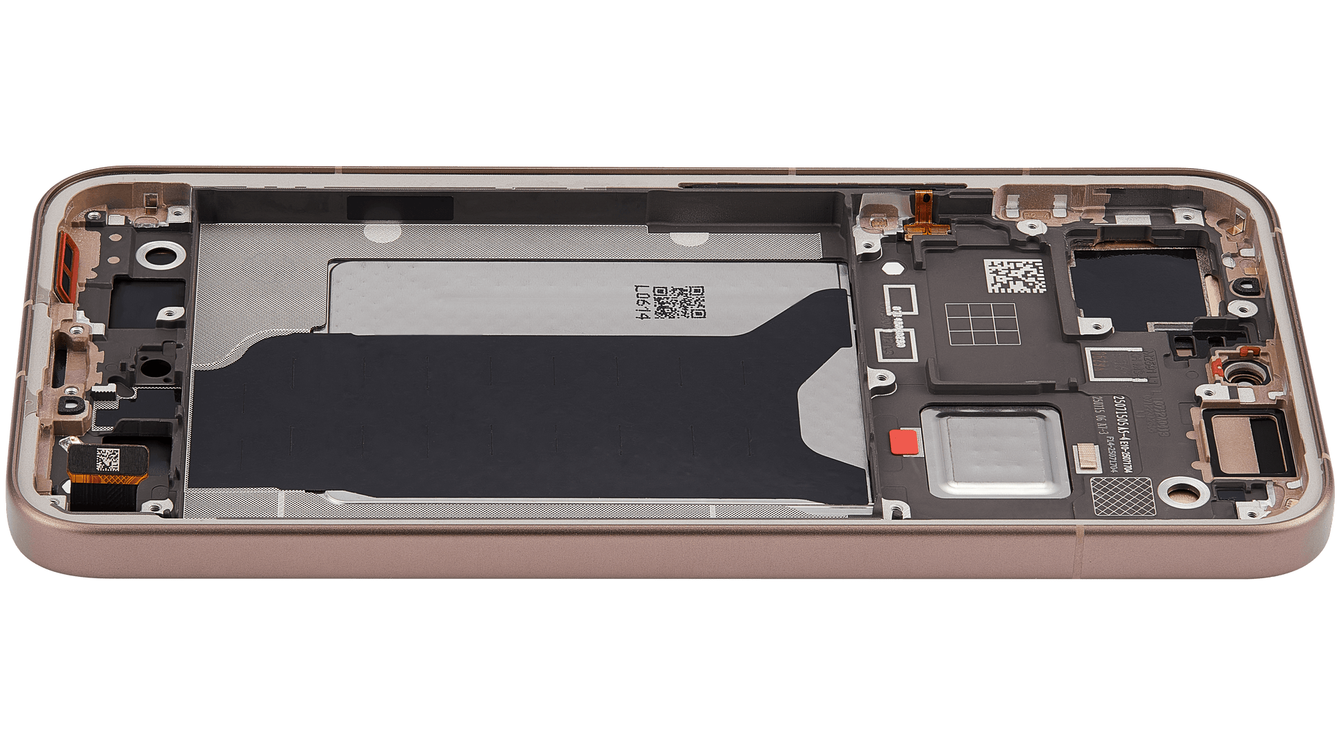 OLED Assembly With Frame For Xiaomi 15T Pro (Refurbished) (Mocha Gold) – phone repair part product angle – OLED Display Replacement for phone repair