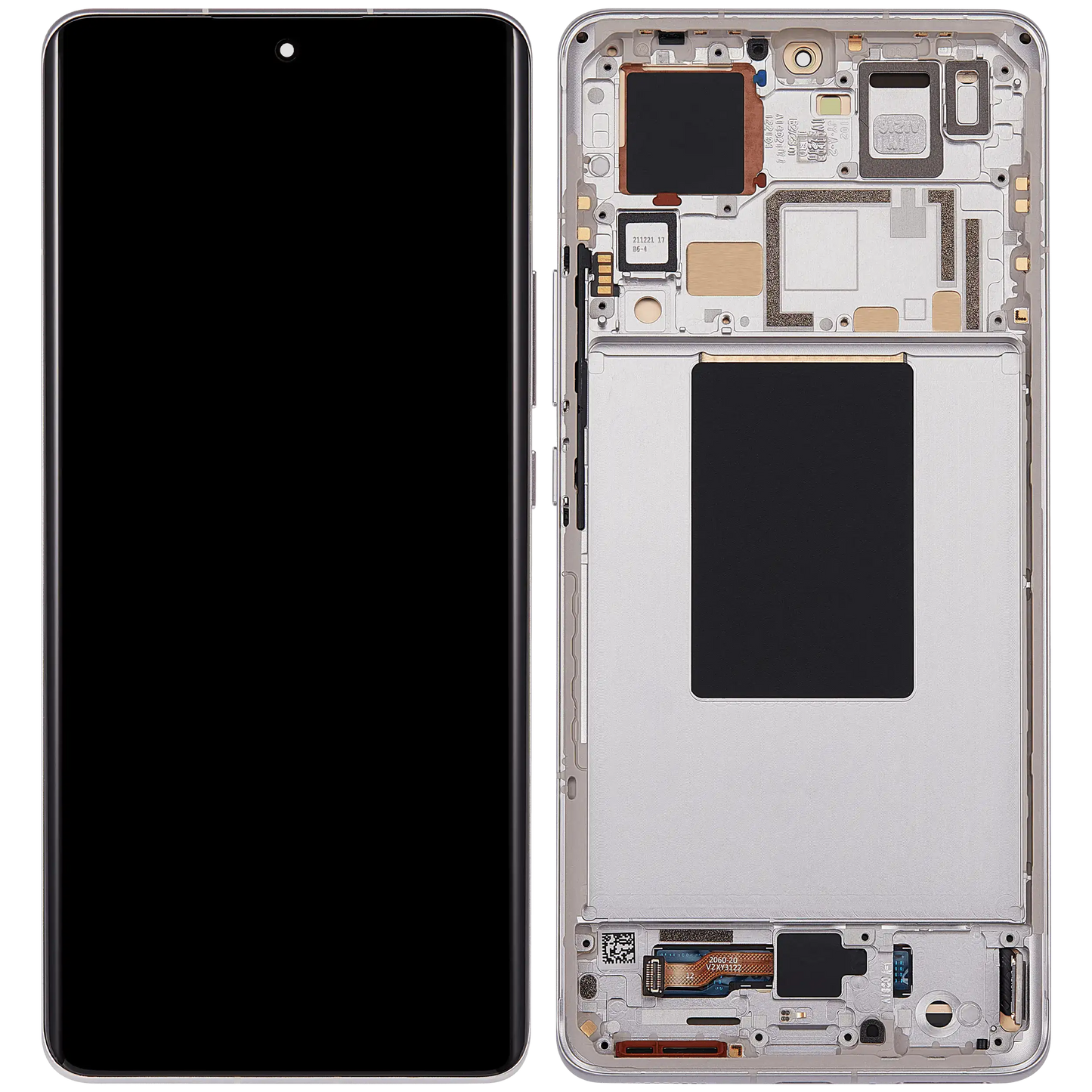 OLED Assembly With Frame For Xiaomi 12 Pro / 12S Pro (Refurbished) (Purple) – repair part compatibility view – OLED Display Replacement for phone repair