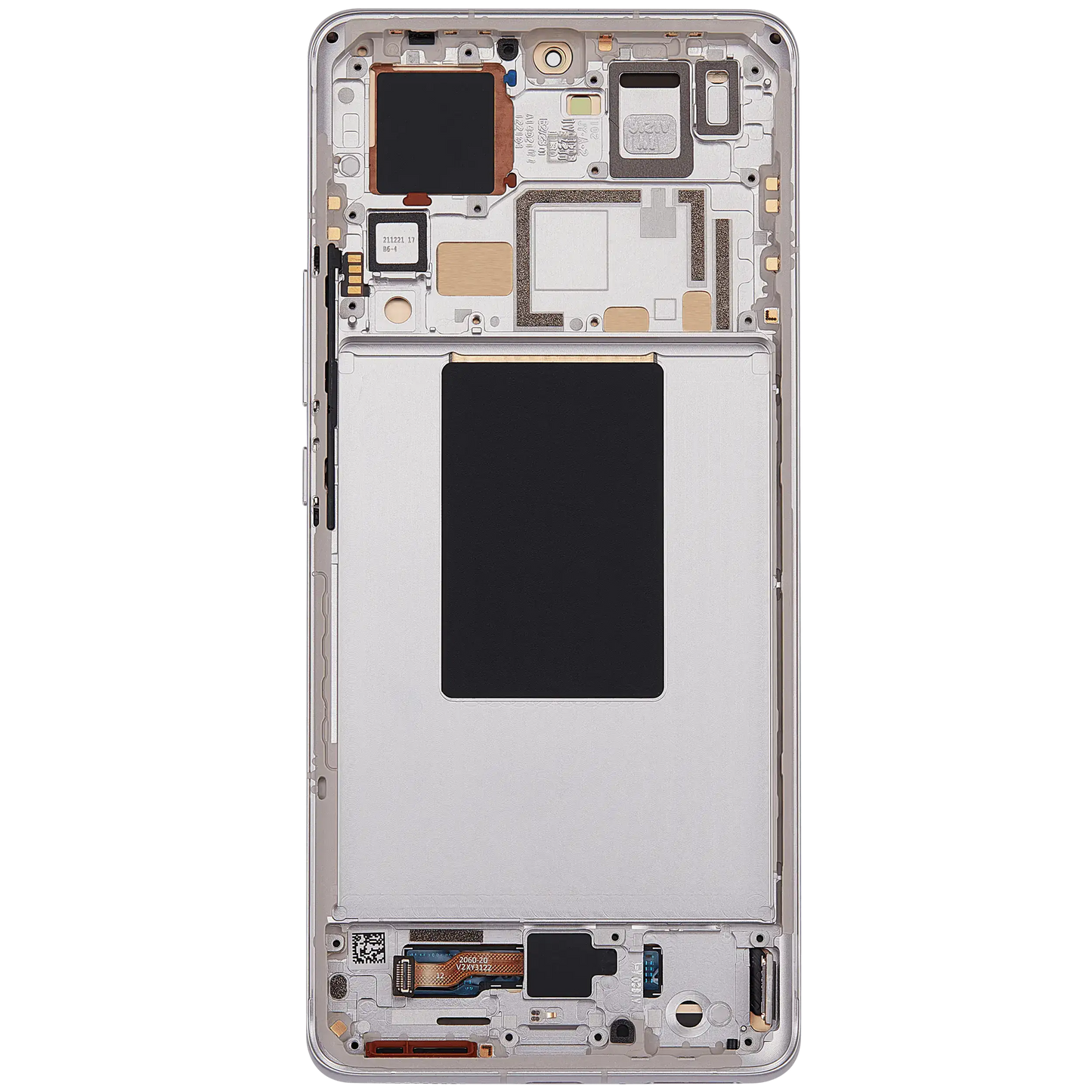 OLED Assembly With Frame For Xiaomi 12 Pro / 12S Pro (Refurbished) (Purple) – technician repair part view – OLED Display Replacement for phone repair