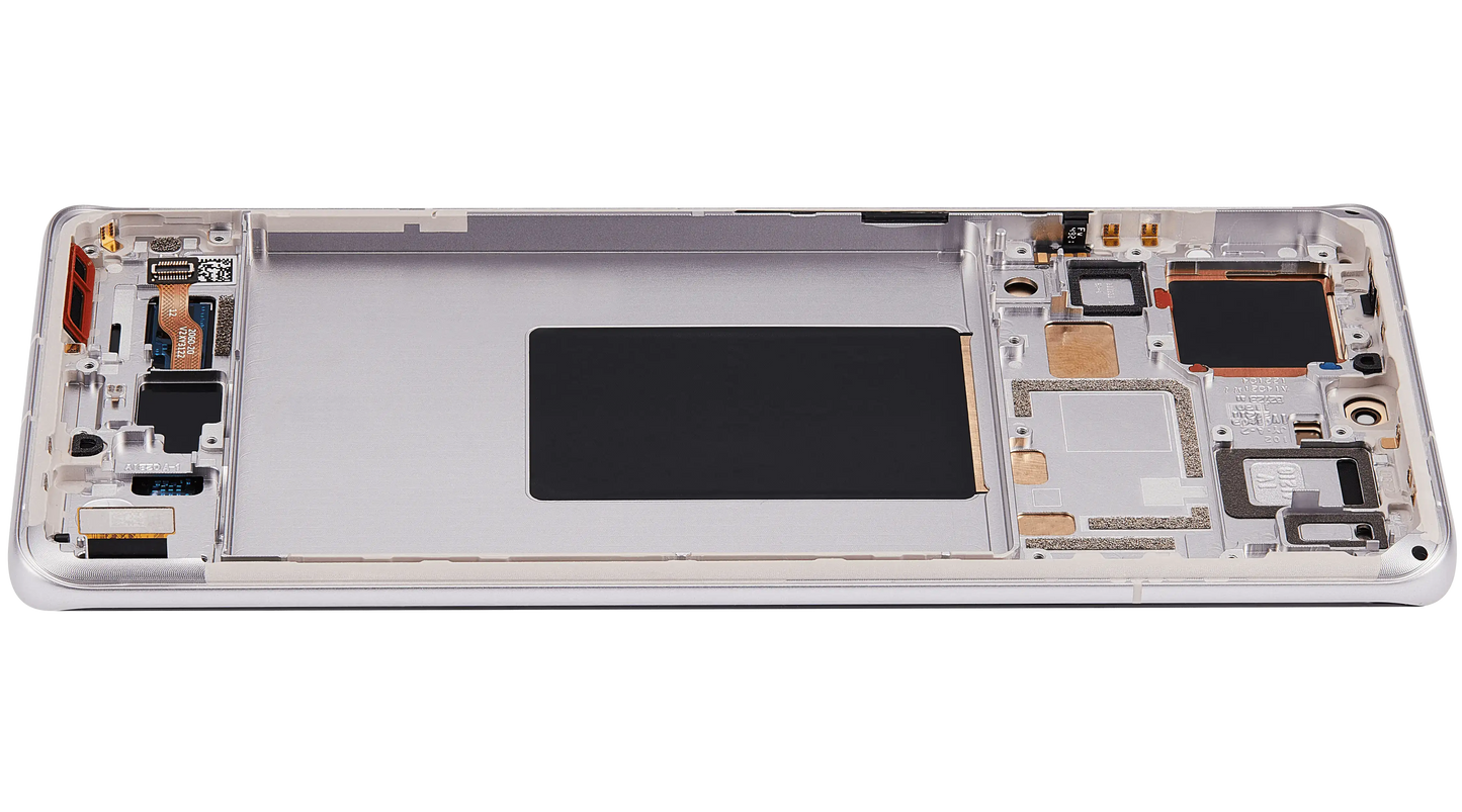 OLED Assembly With Frame For Xiaomi 12 Pro / 12S Pro (Refurbished) (Purple) – phone repair part product angle – OLED Display Replacement for phone repair