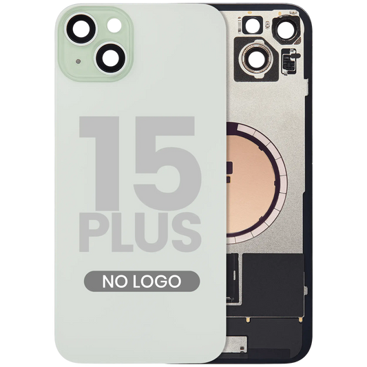 Back Glass w/ MagSafe Magnet For iPhone 15 Plus (Aftermarket) (Green) (No Logo)