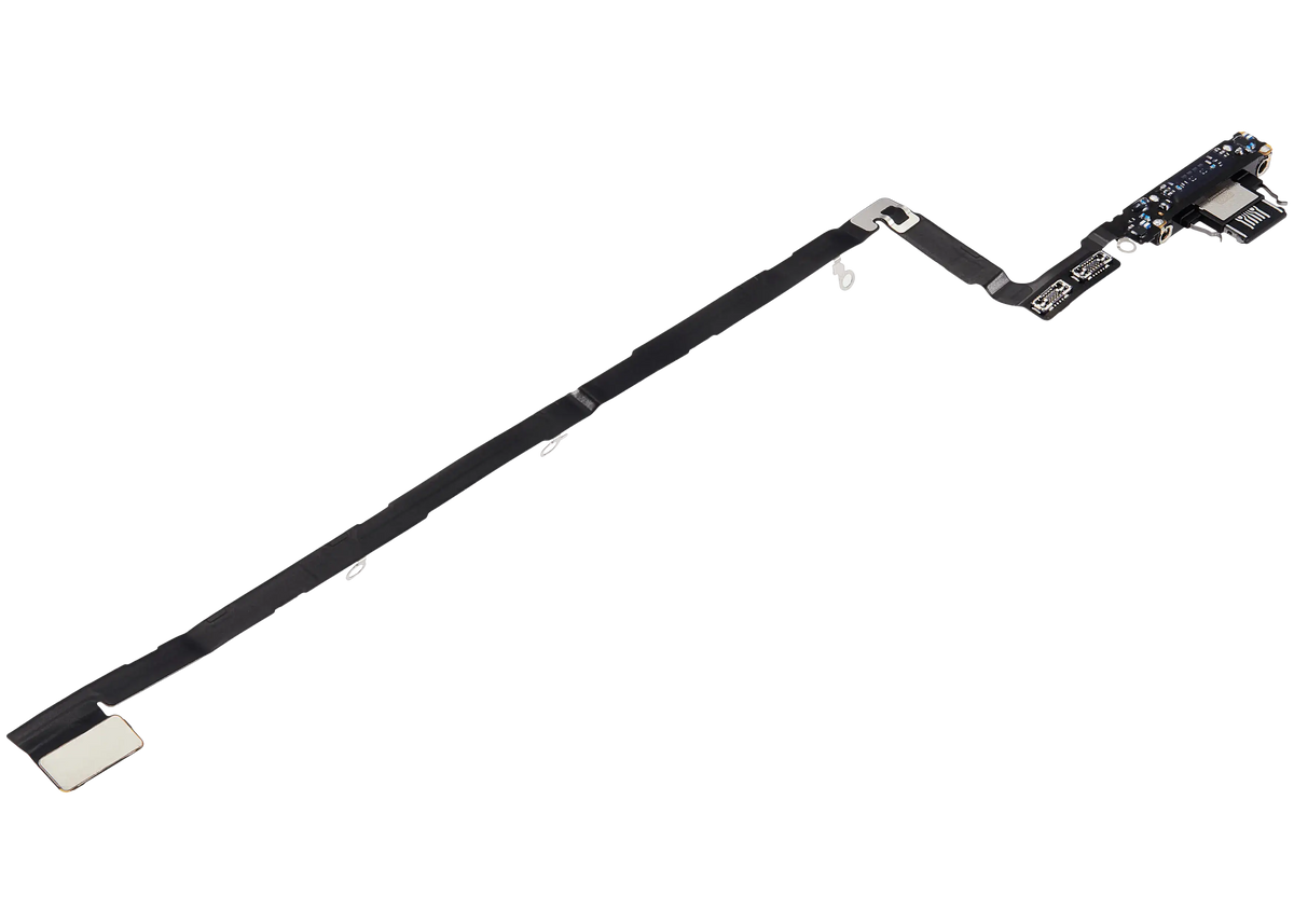 Charging Port Flex Cable For iPhone Air (Used OEM Pull) (Space Black)