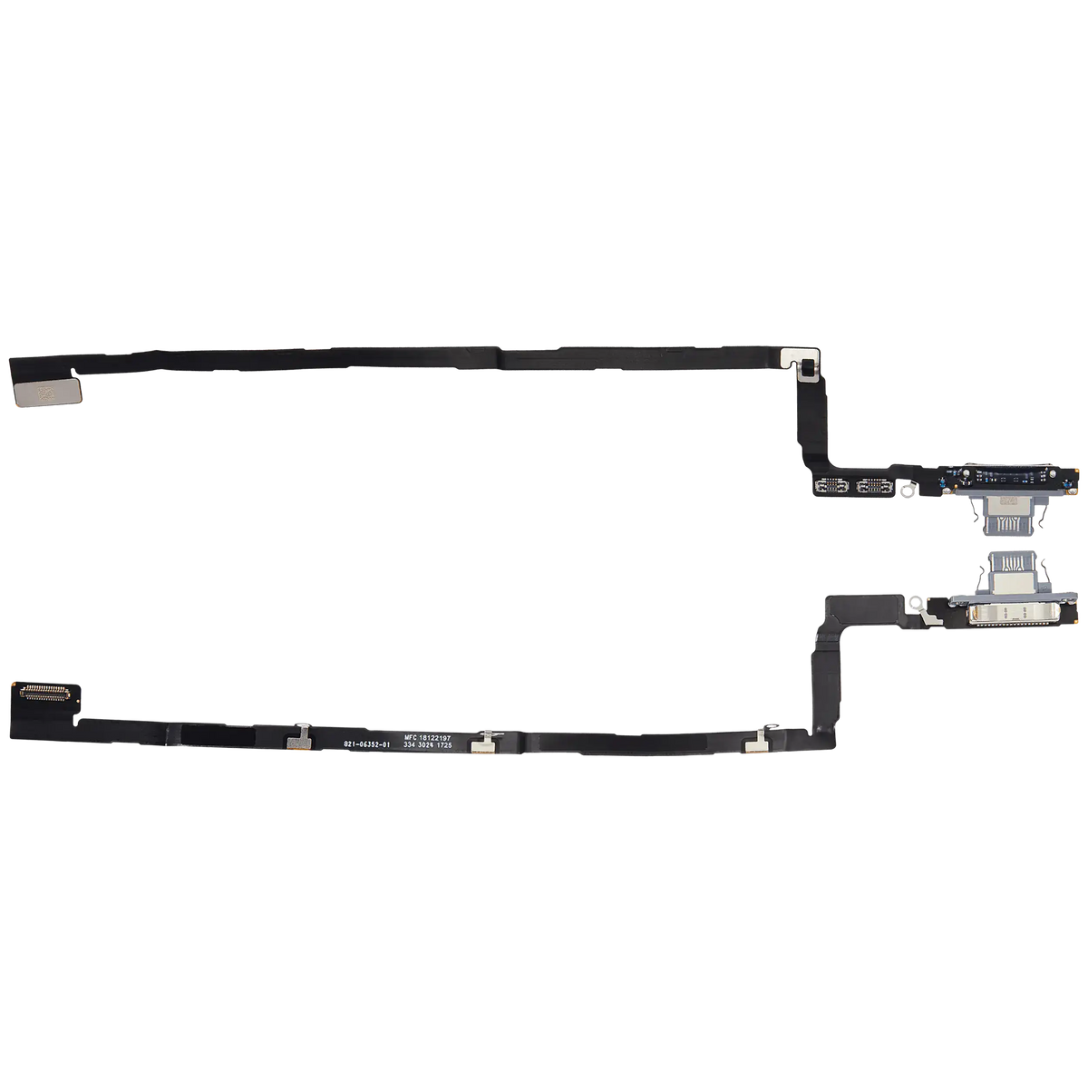 Charging Port Flex Cable For iPhone Air (Used OEM Pull) (Sky Blue)