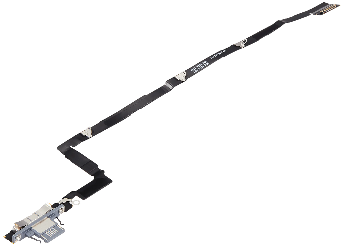 Charging Port Flex Cable For iPhone Air (Used OEM Pull) (Sky Blue)