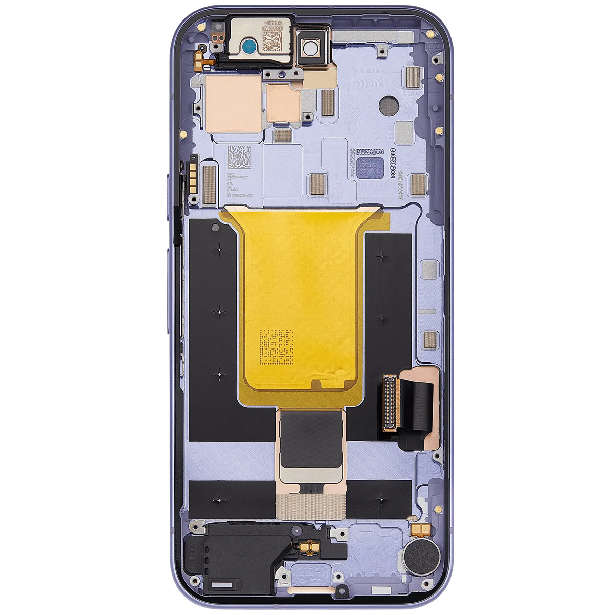 OLED Assembly With Frame Compatible (With Fingerprint Sensor) For Google Pixel 9A (Refurbished) (Iris) - replacement part product view 9