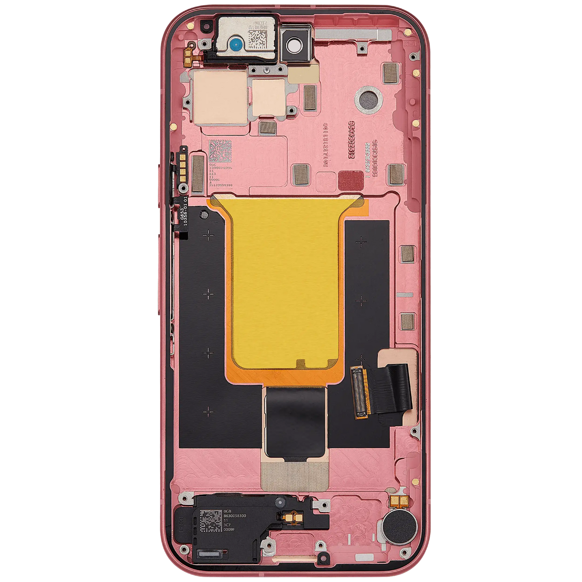OLED Assembly With Frame (With Fingerprint Sensor ) For Google Pixel 9A (Refurbished) (Peony) - replacement part product view 9